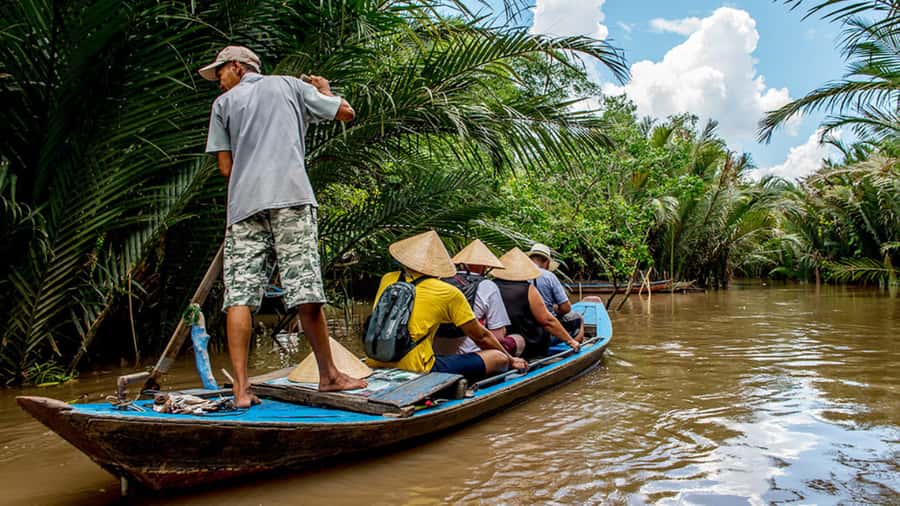 1 Day Mekong Tour: Cai Rang Floating Market & MyTho-Ben Tre - My Tho to Ben Tre: coconut country starts with transport