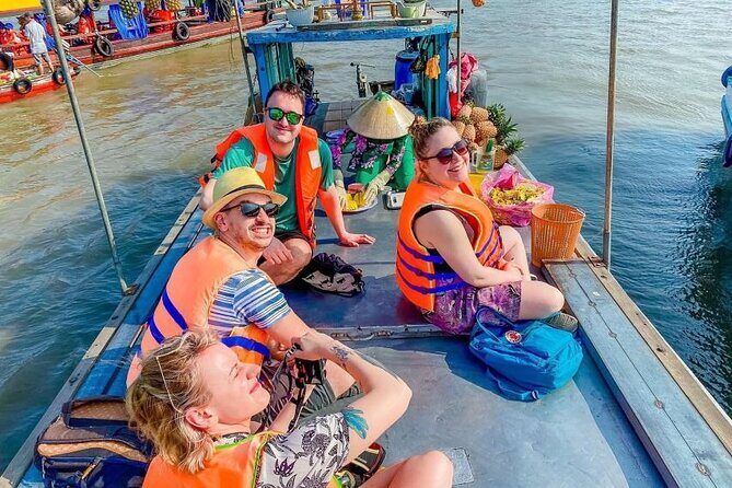 1 Day Private Cai Rang Floating Market and My Tho Boat Tour - On the river at Cai Rang: fruit boats, breakfast, and how to look