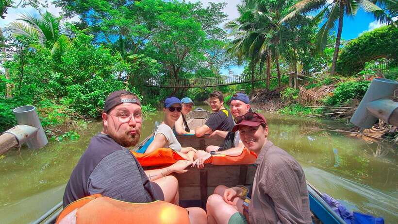 CAN THO: Floating Market & Mekong’s Legacy (About 6 Pax) - Hammock time, green tea, and a floating house look