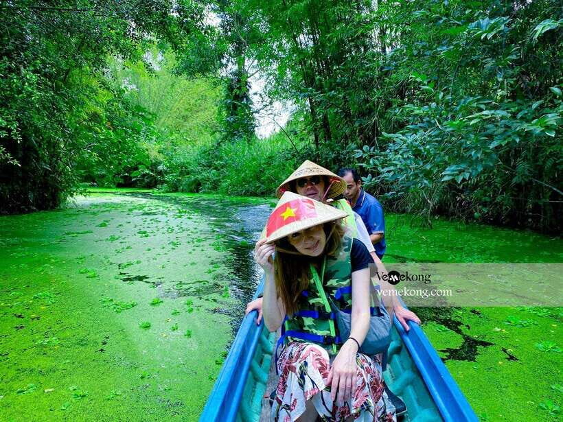 Can Tho: Lung Ngoc Hoang Forest Nature Reserve Half-Day Tour - The wetland boat ride: the calm Mekong Delta you came for