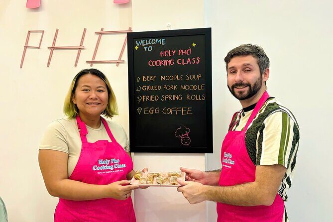 Cook 4 Local Vietnamese Dishes In Pink-themed Class & Market Tour - From herbs to sauce: what you learn beyond the recipe