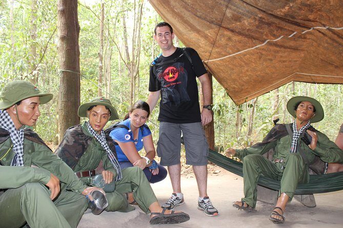 Cu chi tunnels Tour (Group and Private) - The war-time food moment: tapioca and hot pandanus tea
