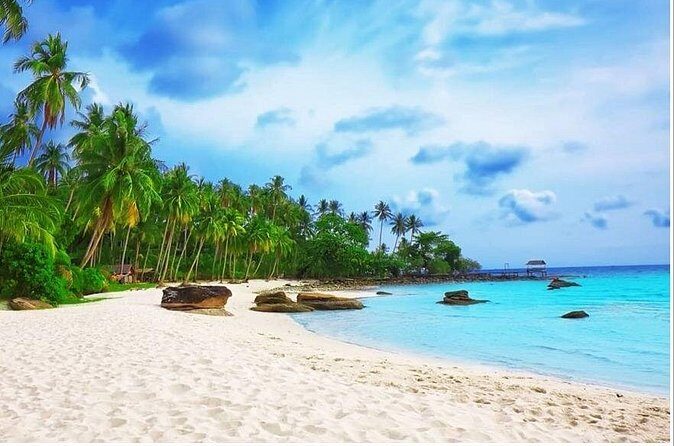 Discover 2 Islands of Phu Quoc by boat - May Rut Trong Islet: swimming and chilling instead of rushing