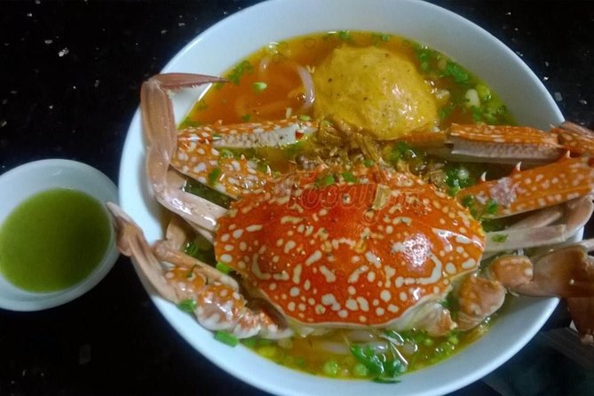 Explore Can Tho City tour combine Local Food tour - in afternoon - Night market food street: finishing strong with crab noodle and dessert