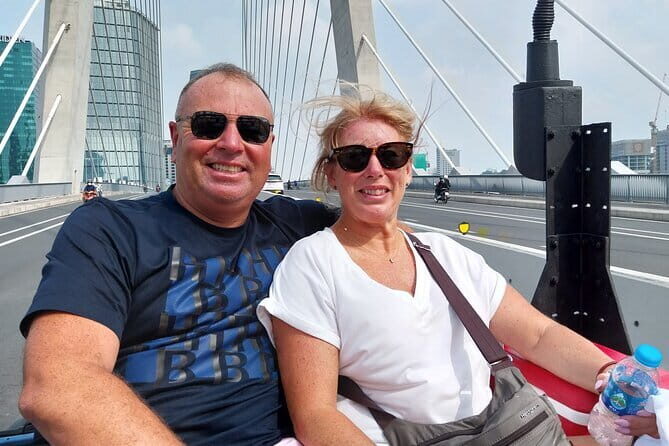 Explore HCMC by US Army Jeep: History & Food - Bitexco Financial Tower and Ba Son Bridge: views that reward the drive