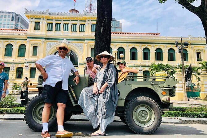 Explore HCMC by US Army Jeep: History & Food - Price and value for a 4-hour private Jeep