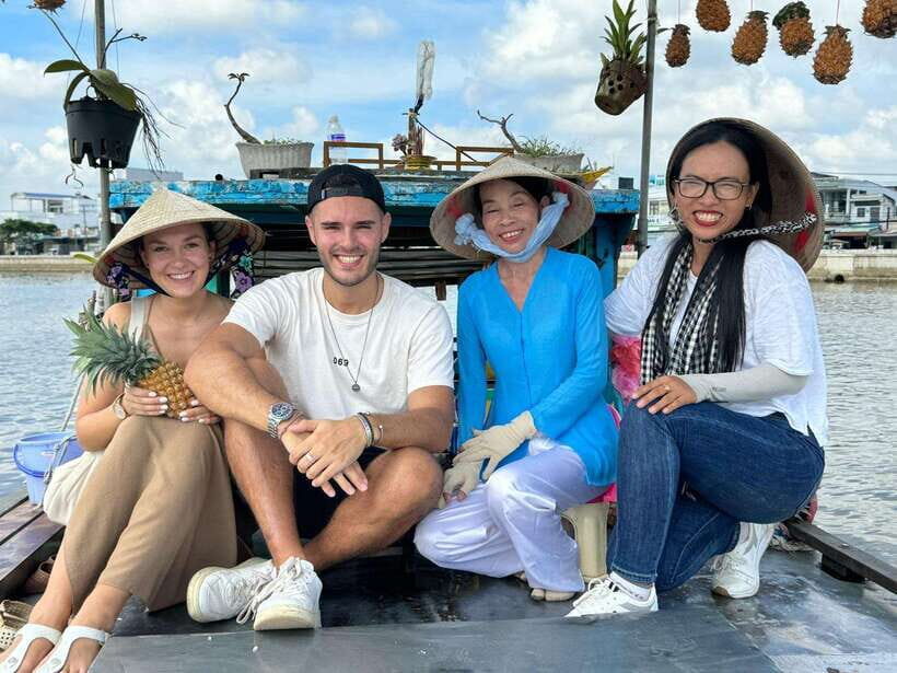 From HCM 1-day Cai Rang floating market local mekong village - Floating fish raft village and fish-farm fun