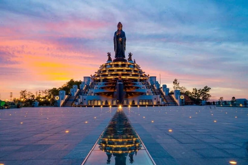 From Ho Chi Minh: Black Virgin Mount And Cao Dai Holy Mass - Bronze Buddha, Tay Ninh clouds, and the 986 m view you’ll remember