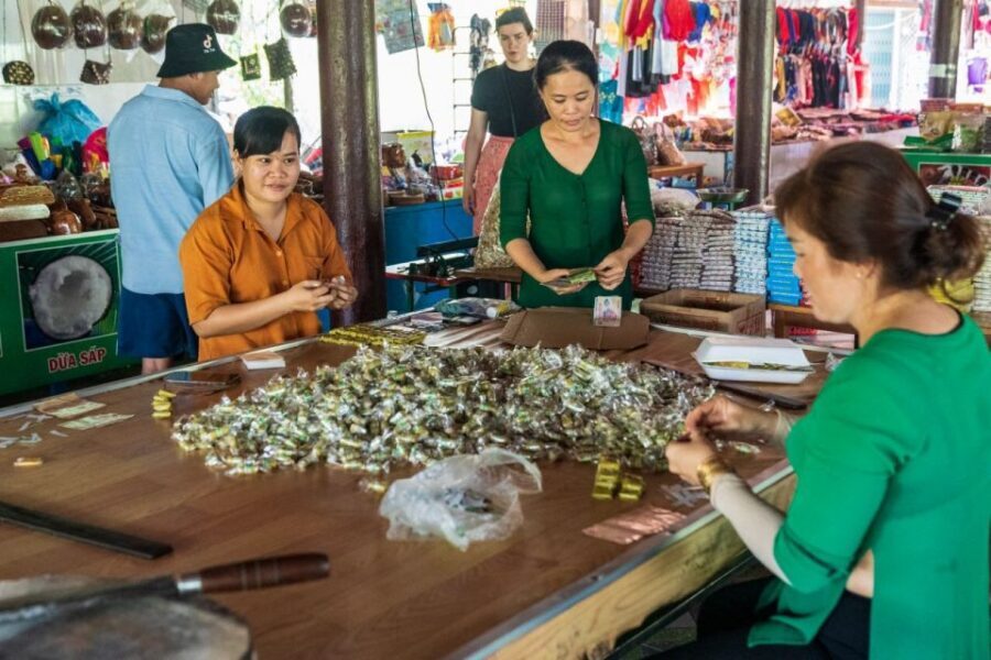 From Ho Chi Minh: Classic Mekong - My Tho, Ben Tre Full Trip - Coconut candy and honeybee tea: included tastes you’ll actually remember