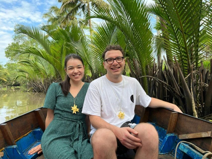 From Ho Chi Minh: Explore Mekong Delta & Vinh Trang Pagoda - Tropical fruits, folk music, and the python-farm option