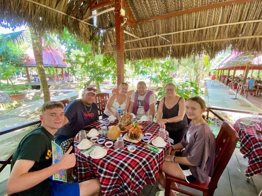 From Ho Chi Minh: Explore Mekong Delta & Vinh Trang Pagoda - The meal: eight hometown dishes with a careful, local focus