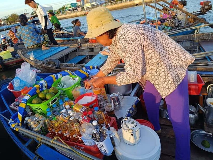 From Ho Chi Minh: Mekong Delta 3-day w Tra Su Forest - Can Tho at night: Prince Koi Coffee and dinner on a cruise