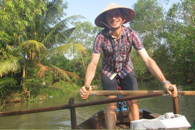Full-day Cai Rang floating market - explore countryside, make bakery - from HCM - Floating fish raft village and snakehead fish dancing