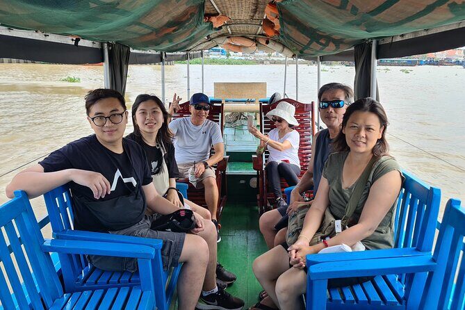 Half Day Dusk on the Mekong -Sunset in Paradise - The boat hop between Dragon, Unicorn, Tortoise, and Phoenix islets