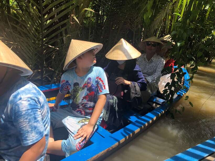 HCM: Mekong Delta Islands Boat & Tuk-Tuk Tour with Tastings - Coconut candy workshop and bánh khọt: small hands-on moments, big payoff
