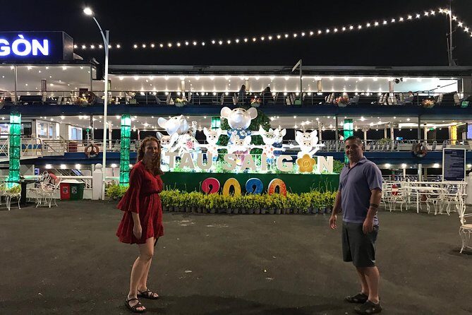 Ho Chi Minh City by Night - Dinner on River Junk - Indochina Queen Junk at Night: Live Music and Saigon From the Water