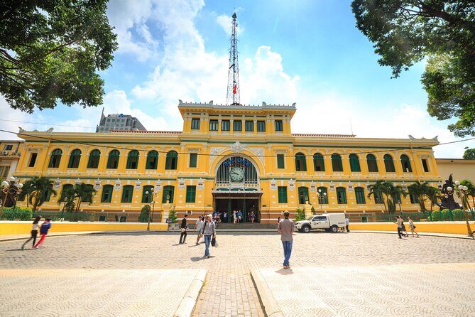 Ho Chi Minh City Highlights Tour - Notre Dame Cathedral under maintenance: plan for the outside view