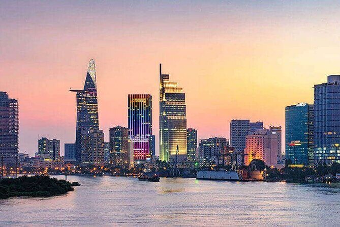Ho Chi Minh City Luxury Dinner Cruise – Saigon Princess - The main event: sailing past Bitexco, Landmark 81, and Thu Thiem Bridge