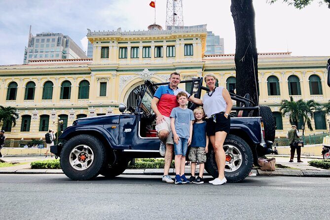 Ho Chi Minh City Private Half-Day Tour by U.S Army Jeep - Bitexco and Ben Thanh Market: viewpoints plus a reality check