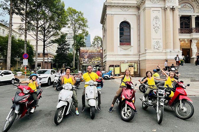 Ho Chi Minh City Sightseeing & Culture Tour By Scooters - Nguyen Thien Thuat Apartment Buildings and Ba Thien Hau Temple