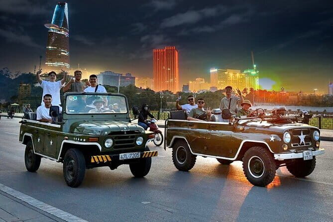 Jeep Tour Saigon By Night : FRESH SEAFOOD, STREET FOOD & SKY BAR - Key highlights worth your attention