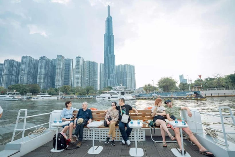 Lively Saigon River Sightseeing Cruise + Guided Walking Tour - Boutique, lower deck, or upper deck: pick your seat for photos and comfort