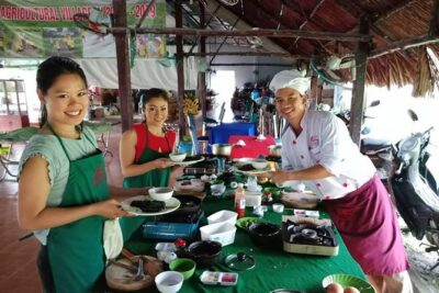 Market to Farm to Table Cooking Class in saigon - Organic farm time: the farmer welcome and what you learn about plants
