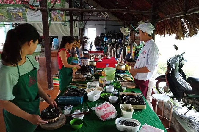 Market to Farm to Table Cooking Class in saigon - Eating your work: lunch, coffee/tea, and a real 4-course payoff