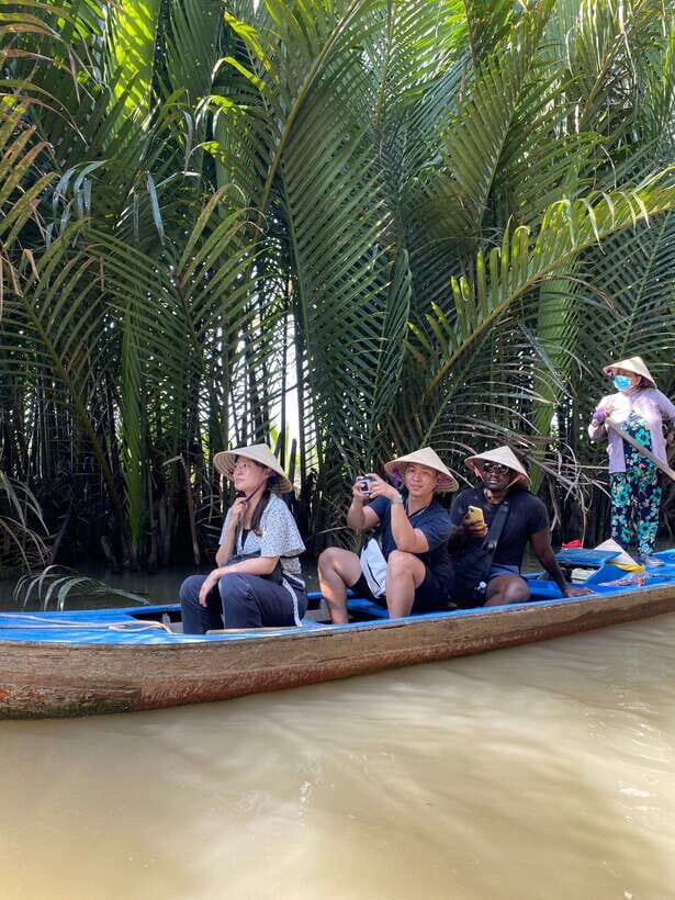 Mekong Day Trip Group 12pax Explore Bicycle & Cooking Class - The cooking class: spring rolls, pancakes, and learning by doing