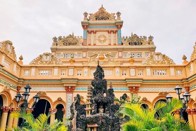 Mekong Delta Full Day Trip - My Tho & Ben Tre - Small Group Tour - Vinh Trang Temple: a calm start with a guided dose of context