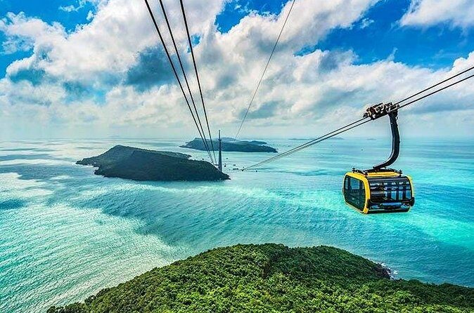 Phu Quoc Full Day Luxury Tour, Discover 4 Islands with Cable Car - Mây Rút Trong: sea bathing and chilling with a built-in hour