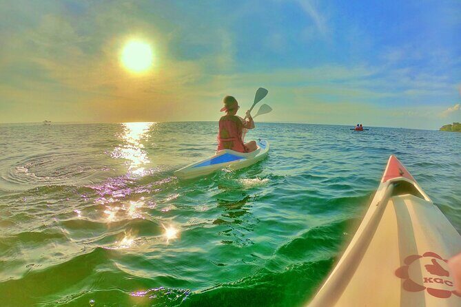 [PRIVATE CHARTER] SEA-KAYAKING along HALF-MOON BAY & SUNSET DRIFTING & DINNER - Value check: is $109 per person worth it?