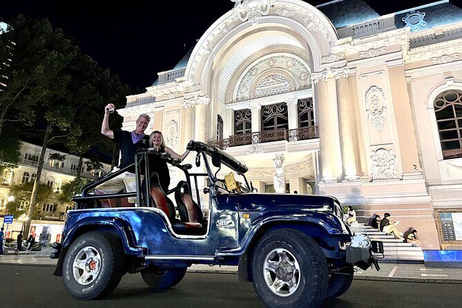 Private Ho Chi Minh by Jeep Evening Tour and Dinner Cruise - 7:30 pm on the Saigon River: dinner cruise skyline views