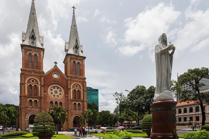 Private Ho Chi Minh City Half-Day Tour - Stop 5: Notre Dame Cathedral and a final visual punctuation mark