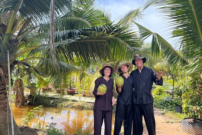 PRIVATE Mekong Delta 1 Day with Kayaking, Biking & Cooking - The River Cruise on the Tien: Stilt Houses, Fish Farms, and Islands