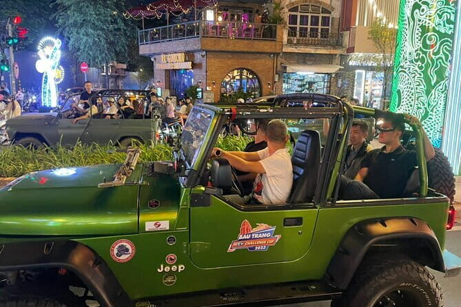 Saigon After Dark Foodie Tour by Army Open Air Jeep 4 Hours - Why an open-air jeep makes Saigon at night easier