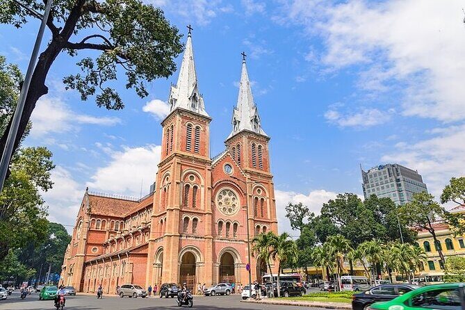 Saigon Highlights Full Day Tour - Notre Dame Cathedral and Saigon Central Post Office: Classic French-Era Icons