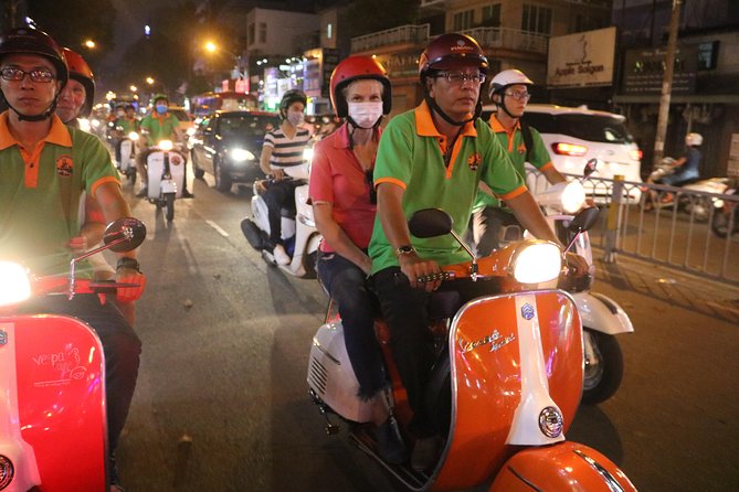 Saigon Vespa By Night Street Food Tour 4,5 Hours - Ho Chi Minh City After Dark: Food on a Vintage Vespa