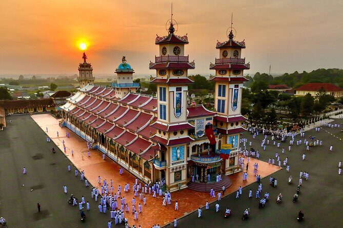 Small-Group 1-day: Cao Dai Temple & Ba Den Mountain - Cu Chi Tunnels: hands-on history with a heavy emotional tone