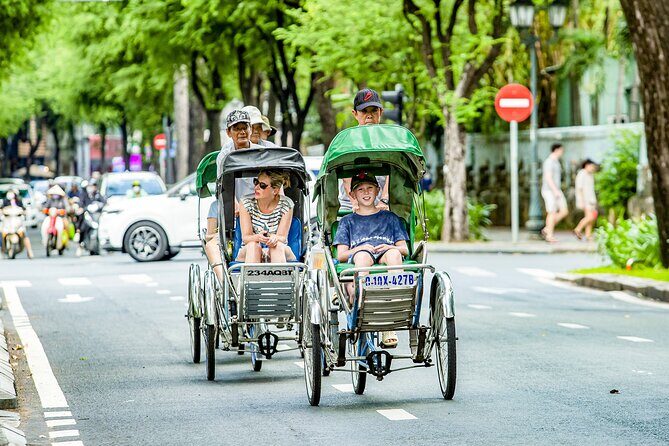 Small-group Saigon City Tour: 1-day Must-See Icons & Cyclo Ride - District 5 temple + market energy: Ba Thien Hau (Thien Hậu)