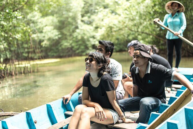 Small-Group Tour to Can Gio Vam Sat Mangrove Forest - The river canoe and rowing boat: where the fruit bats are the main event