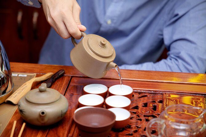 Tea & Coffee Experience - Making Vietnamese coffee with a phin filter in the city center