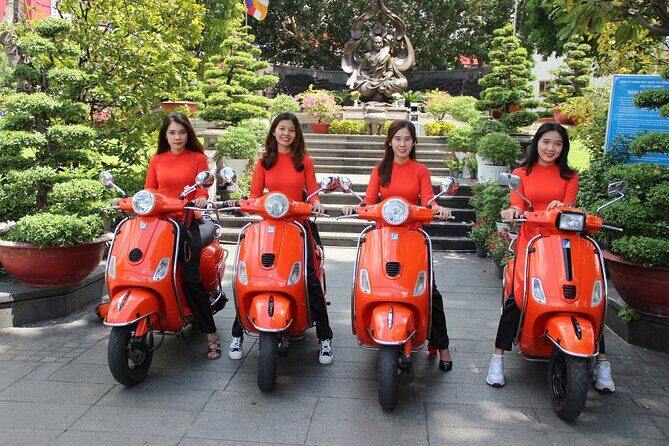 The Insider's Saigon With Female Ao Dai Riders Vespa 4,5 Hours - Passing the Thu Thien Tunnel and Finding the Best Photo View