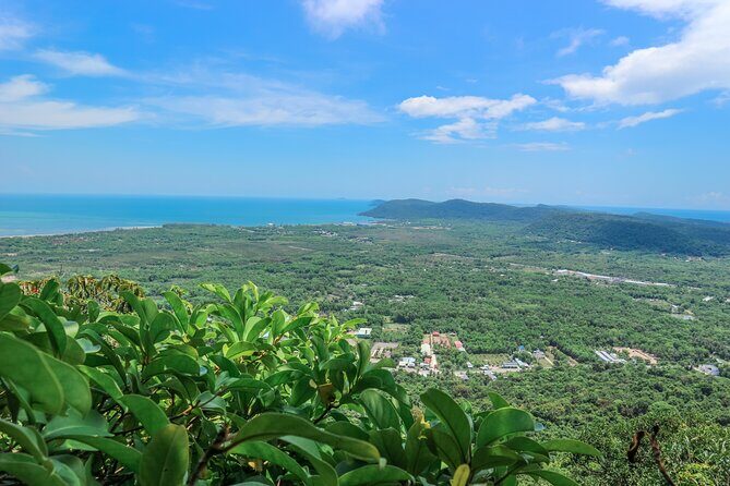 Trekking Tien Son Dinh Phu Quoc - The summit break: hammocks, island views, and a quick breather