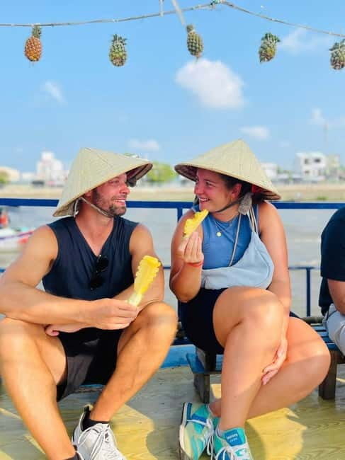 Vietnam Mekong Delta: 2-Day Cai Rang & River Adventure HCM - Cai Rang Floating Market and shore markets: boats, pineapple, rice noodles, and Truc Lam