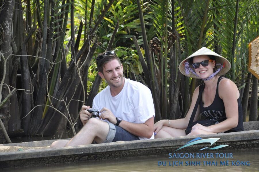 VIP Tour Authentic Mekong Delta & Local pagoda by SpeedBoat - Green sticky rice factory: watch the process, then taste