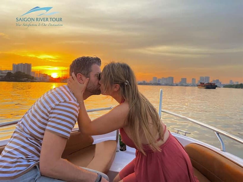 VIP Tour Enjoy Romantic Sunset by Speed Boat Free Cocktail - Saigon by Water: Bridges, Vinhomes, and the Trade Hub View