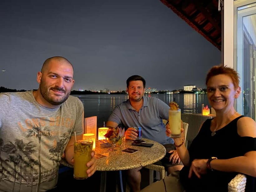 VIP Tour Enjoy Romantic Sunset by Speed Boat Free Cocktail - Cocktail Hour at the Riverside: Deck Restaurant or Villa Song Saigon